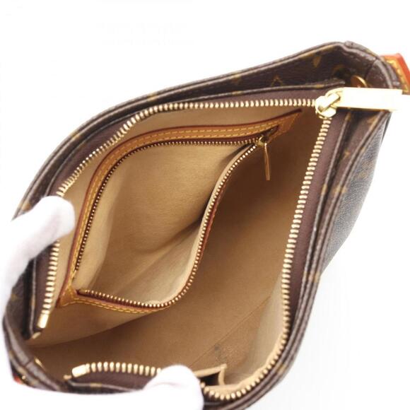 LOUIS VUITTON Brown Monogram Leather Looping MM Shoulder Bag - Picture 4 of 11